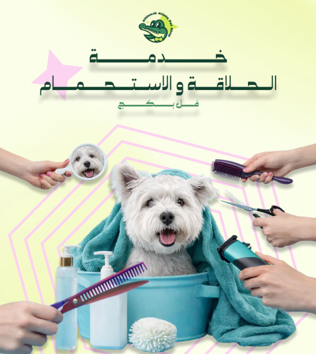 بكج العناية الشاملة استحمام مع حلاقة للقطط والكلاب