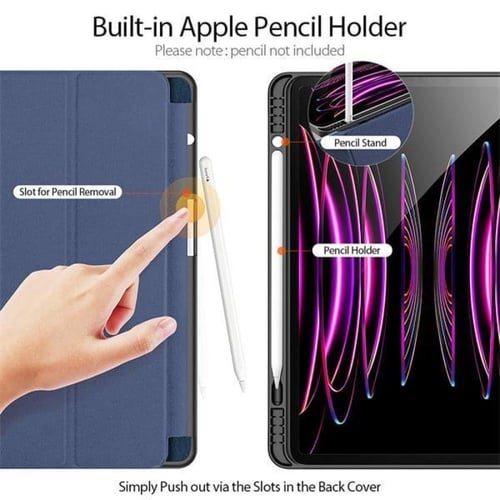 كفر Domo لأجهزة i iPad Pro 13 (2024)(مزود بحامل Ap...