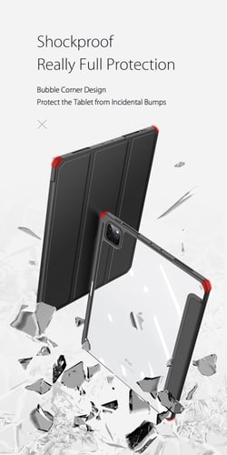 كفر أيباد دوكس دوتشيز شفاف من الخلف 11 برو 2018/20...