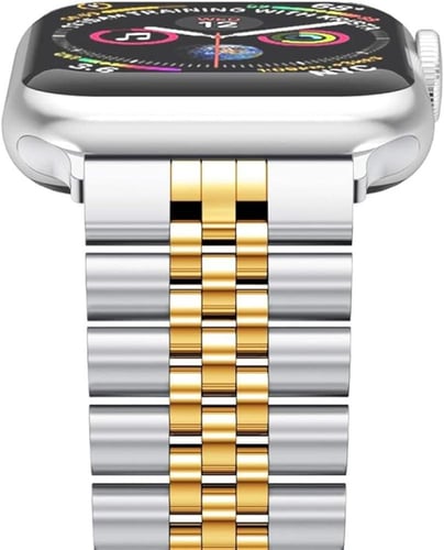 حزام ساعة Digitplus الفاخر بمزيج من الفولاذ والذهب