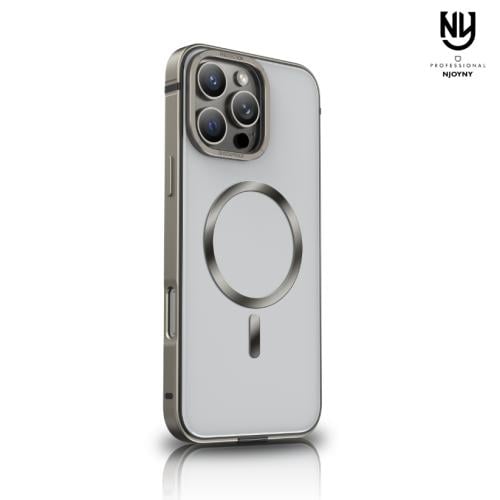 جراب ايفون 15 برو ماكس NJOYNY Protective Phone Cas...