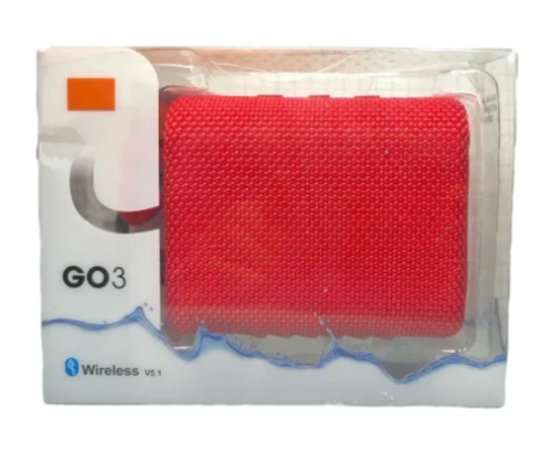 سماعة بلوتوث GO3 لون احمر