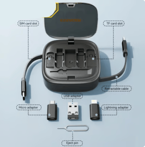 ديجيت بلس صندوق تخزين الكابلات القابل للسحب متعدد...
