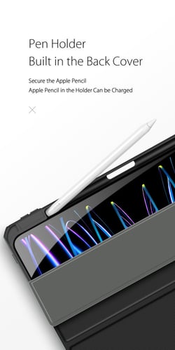 كفر أيباد دوكس دوتشيز شفاف من الخلف 7/8/9 (10.2)