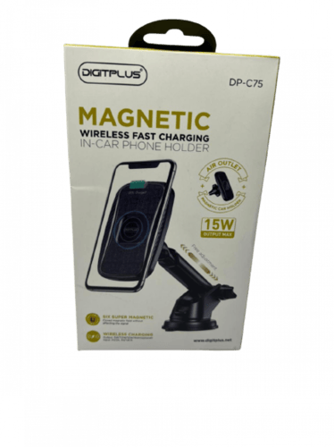 قاعدة سيارة مغناطيس شاحن لاسلكي