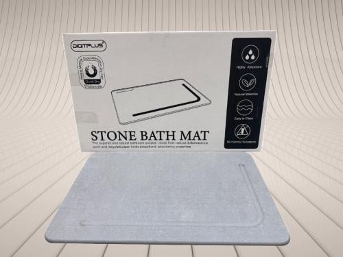 Stone bathroom rug