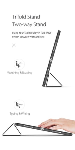 كفر أيباد دوكس دوتشيز شفاف من الخلف iPad Air 4 10....