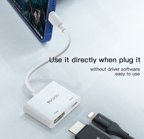 وصلة HDMI ايفون من Yesido