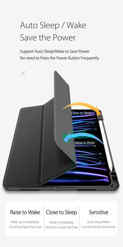 كفر أيباد دوكس دوتشيز شفاف من الخلف 11 برو 2018/20...