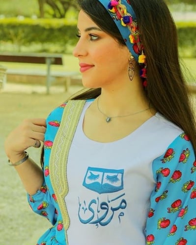 فستان شالكي نسائي