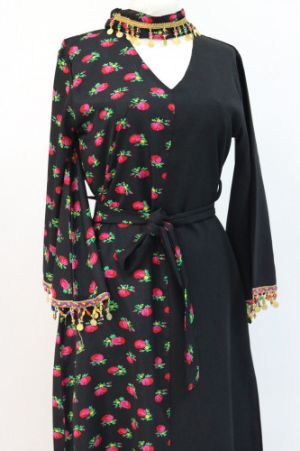 جلابيه نسائي اسود (مقاس طويل)