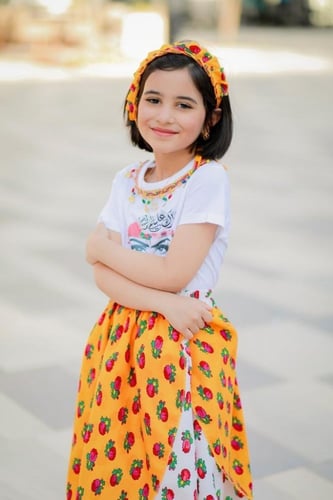 تيور بناتي+نسائي برتقالي