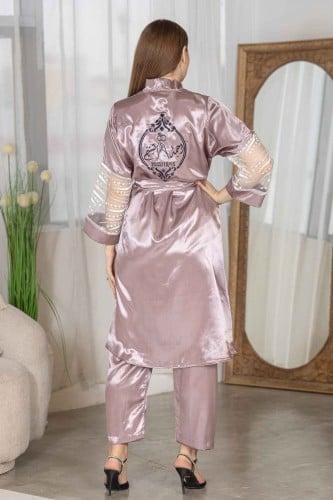 روب عرائس لحمي غامق كرستال