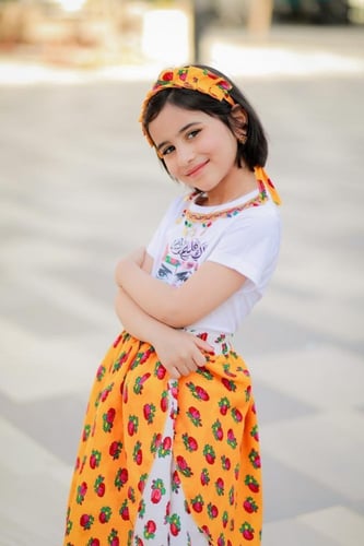 تيور بناتي+نسائي برتقالي