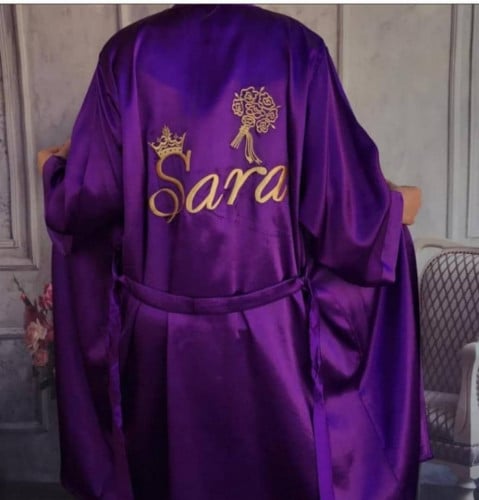 روب عرايس بنفسجي