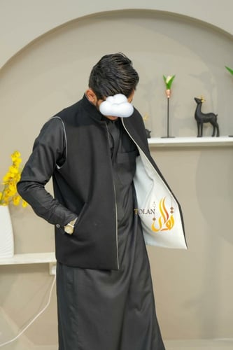 سديري جوخ أبيض + اسود