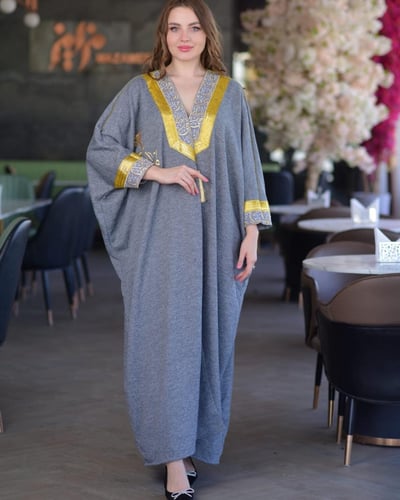 بشت الأناقة الشتوي رمادي