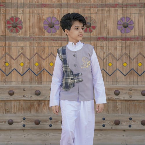 سديري اطفال - رمادي