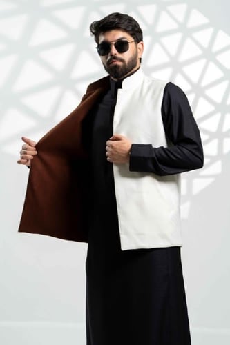 سديري جوخ دبل فيس بني + سكري