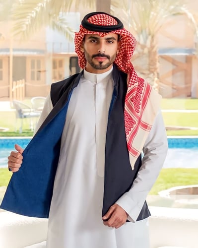 سديري جوخ كحلي-اسود