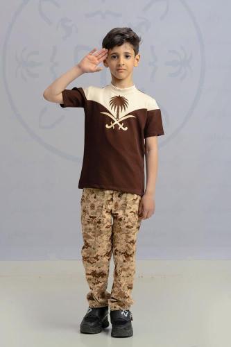 طقم جيشي بنطلون مع تيشرت