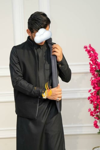 سديري جوخ رمادي + اسود