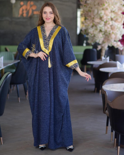 بشت الأناقة الشتوي كحلي