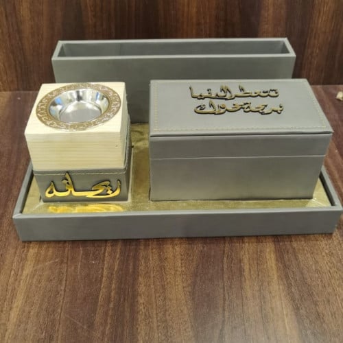طقم ضيافه جلد - متجر تولان