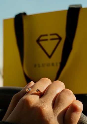 خاتم فلورايت الالماسة