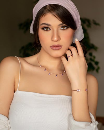 خاتم زهرة الخزامي ( روز جولد )