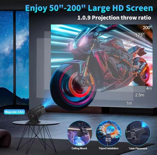 بروجكتر HY320 4K mini الاصدار الجديد