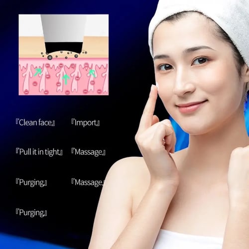 جهاز تنظيف البشرة العميق بالموجات فوق الصوتية لإزا...