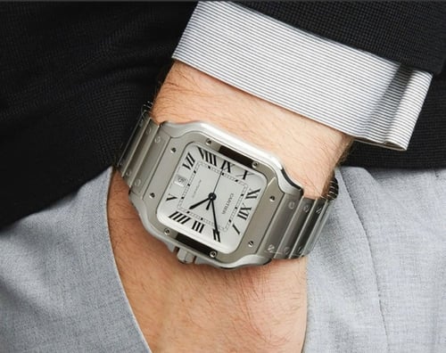 ساعة رجالي كارتير سانتوس الاكثر طلباً | Cartier de...