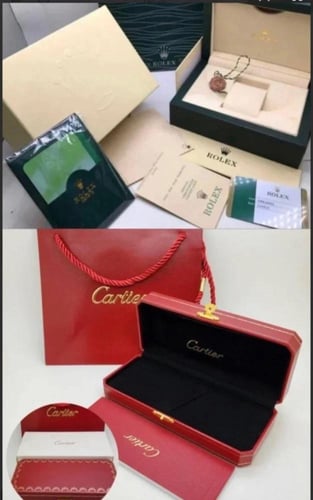 طقم ساعة رولكس وقلم كارتير