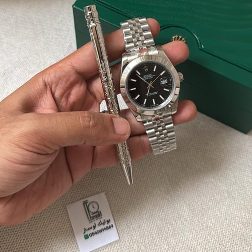 طقم ساعة رولكس وقلم كارتير