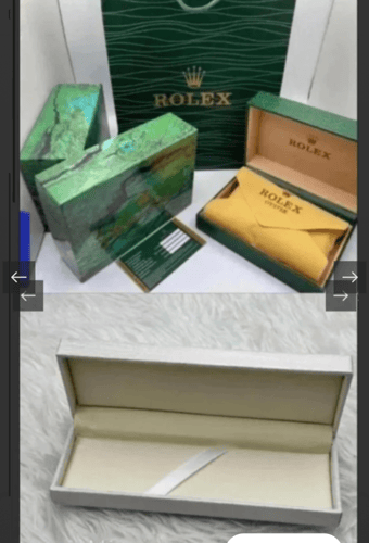 طقم ساعة رولكس ببسي وقلم كارتير الجديد