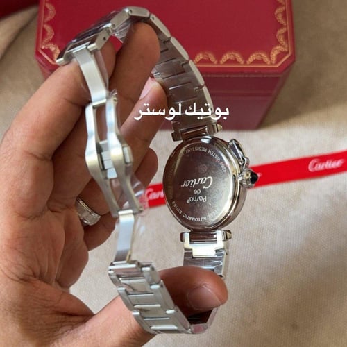 ساعة كارتييه دو باشا الجديدة