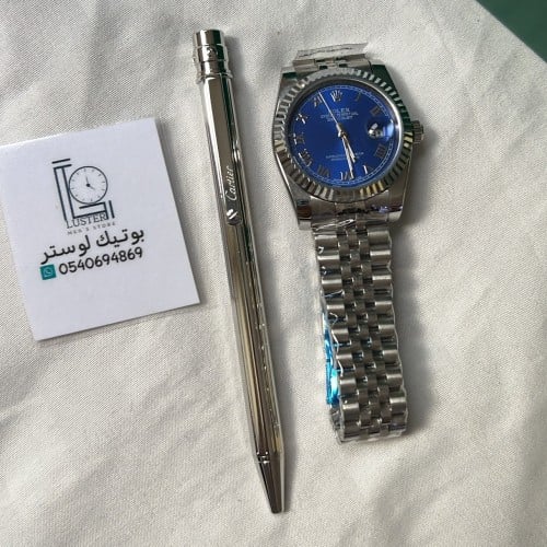 طقم ساعة رولكس وقلم كارتير