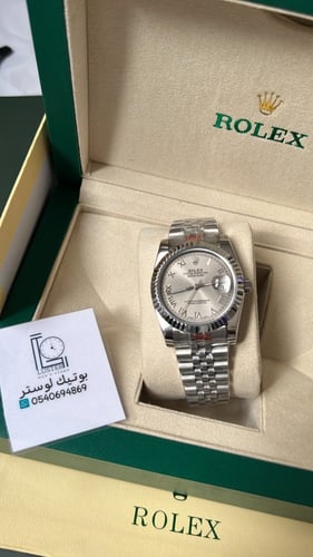 ساعة رولكس مقاس 36 بطارية
