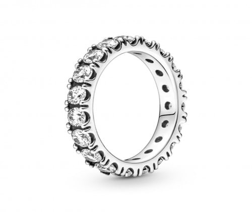 Sparkling Row Eternity Ring