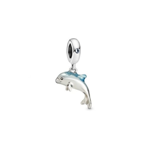 Shimmering Dolphin Dangle Charms