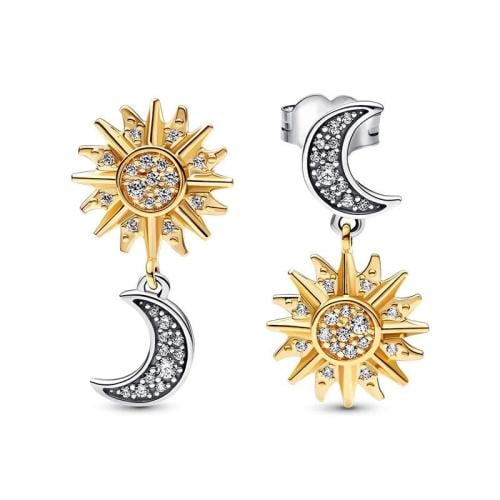 Sun&moon earrings