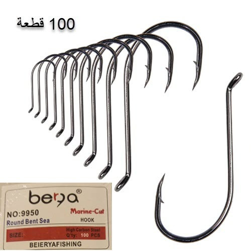 سنانير بفتحة من الصلب المقاوم مقاس 1/0