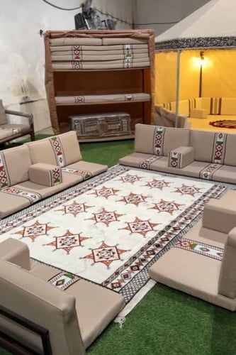 جلسة طقم الارضية المطور " مسند ظهر "