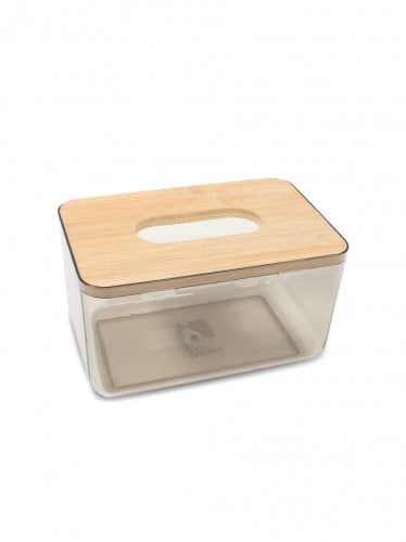 علبة فاين بلاستيك خشبي