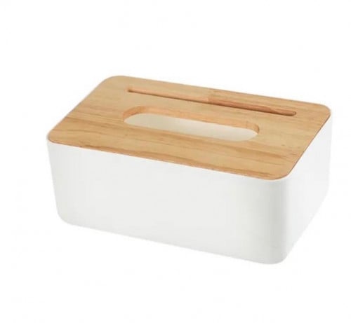 علبة فاين بلاستيك خشبي