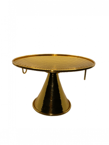 وعاء تقديم ذهبي منقط