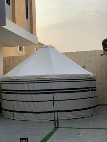 خيمة دائرية بعدت مقاسات