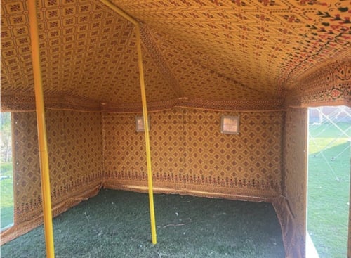 خيمة باكستاني ابيض " خيام بعدت اشكال قماش باكتساني...