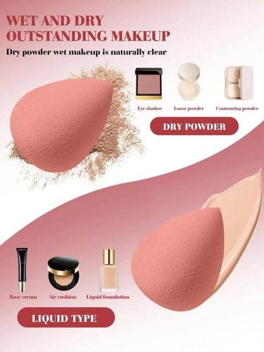 مجموعة اسفنج المكياج بيوتي بلندر مكون من 8 قطع